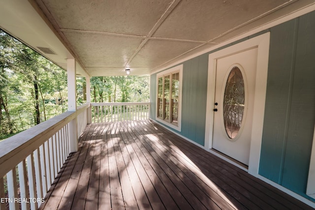 1799 Baker Hwy, Huntsville, TN 37756 - view of wooden deck