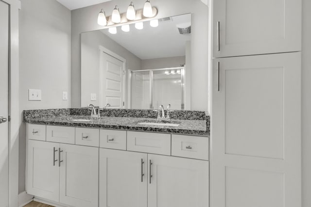 1081 Wells Way, Spring Hill, TN 37174 - full bathroom with a shower stall and double vanity