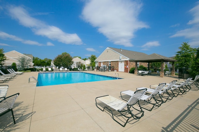 1081 Wells Way, Spring Hill, TN 37174 - community pool featuring a gazebo and a patio area
