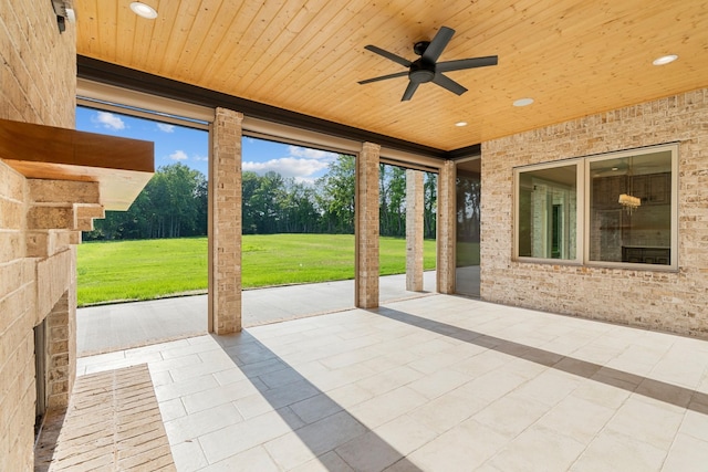 724 Bradshaw Rd, Lebanon, TN 37087 - view of patio featuring ceiling fan