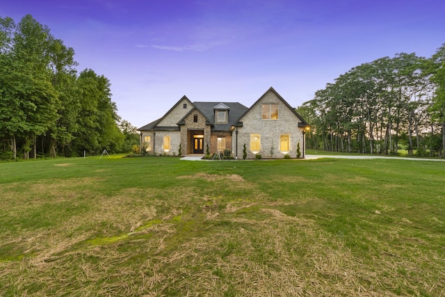 724 Bradshaw Rd, Lebanon, TN 37087 - view of front of house with a yard and brick siding