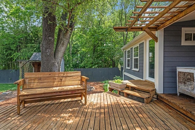 256 Tanksley Ave, Nashville, TN 37211 - deck featuring an outdoor structure