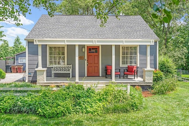 256 Tanksley Ave, Nashville, TN 37211 - view of front of property with covered porch and roof with shingles