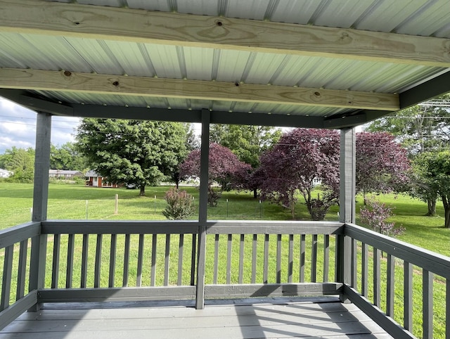 1004 E Railroad St, Waverly, TN 37185 - wooden deck with a yard