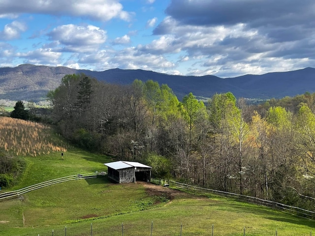 813 Stiner Ln, La Follette, TN 37766 - mountain view featuring rural landscape