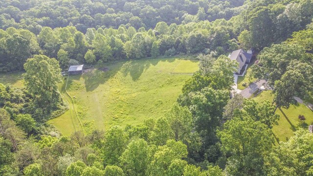 813 Stiner Ln, La Follette, TN 37766 - bird's eye view of a heavily wooded area