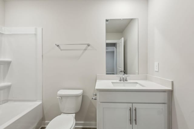 4232 Skyridge Dr, Nashville, TN 37207 - full bathroom with vanity, toilet, and washtub / shower combination