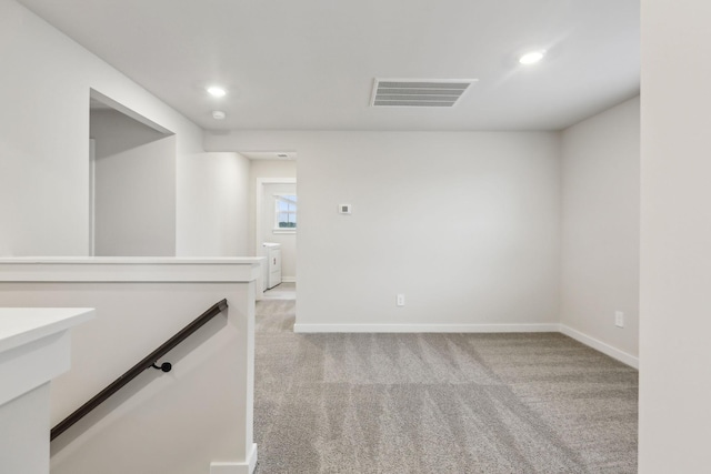 4232 Skyridge Dr, Nashville, TN 37207 - spare room featuring light carpet, baseboards, recessed lighting, and a smoke detector