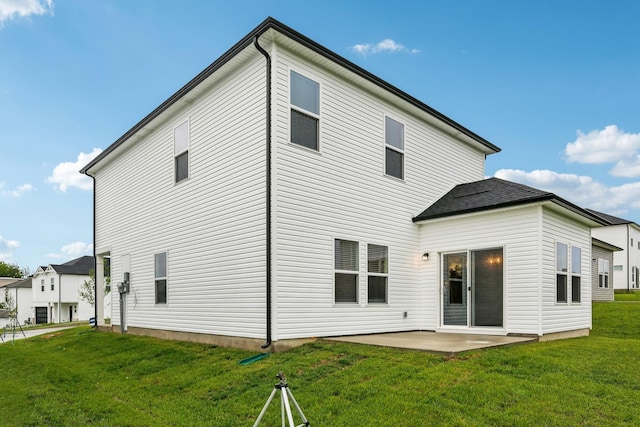 4232 Skyridge Dr, Nashville, TN 37207 - rear view of house with a patio area and a yard