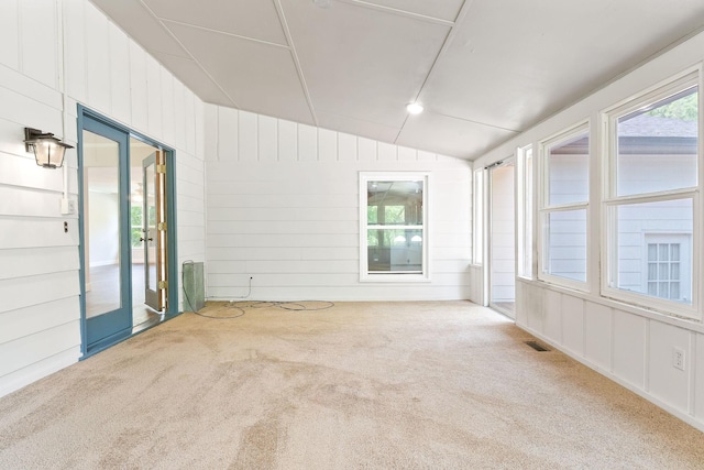 1409 Robert Ln, Cookeville, TN 38506 - unfurnished sunroom featuring vaulted ceiling