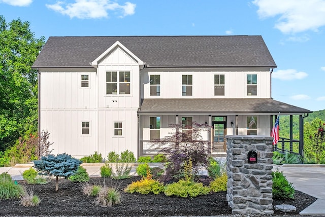 179 Deer Path Ct, Smithville, TN 37166 - view of front of property featuring covered porch and a shingled roof
