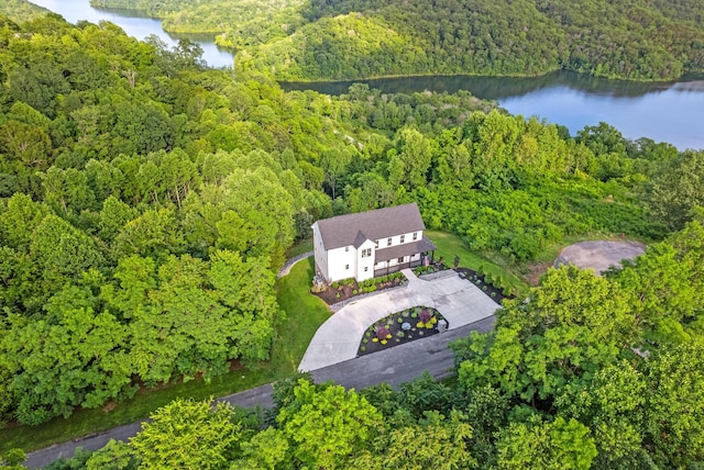 179 Deer Path Ct, Smithville, TN 37166 - aerial view of a heavily wooded area and a nearby body of water