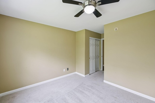 205 Caneel Cv, Hermitage, TN 37076 - carpeted spare room featuring baseboards and a ceiling fan