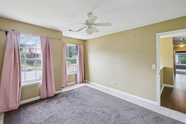 205 Caneel Cv, Hermitage, TN 37076 - carpeted spare room with ceiling fan and baseboards
