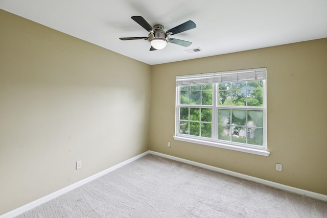 205 Caneel Cv, Hermitage, TN 37076 - carpeted empty room with baseboards and ceiling fan