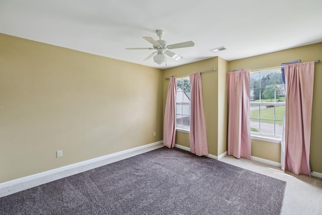 205 Caneel Cv, Hermitage, TN 37076 - carpeted empty room featuring a ceiling fan and baseboards