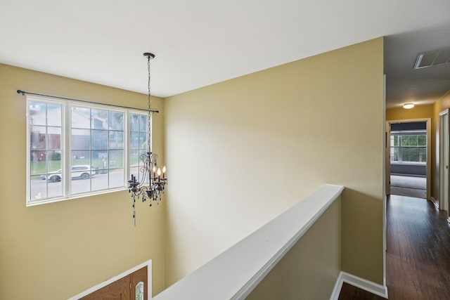 205 Caneel Cv, Hermitage, TN 37076 - hall featuring dark wood-type flooring and baseboards