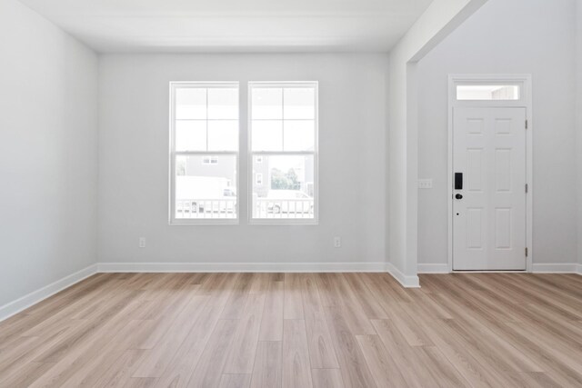 276 Subban Ct, Lebanon, TN 37087 - entrance foyer featuring light wood-style flooring and baseboards