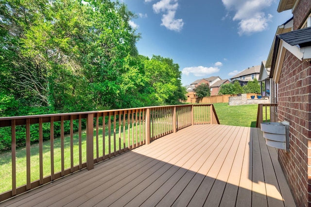 8825 Caswick Ct, Nolensville, TN 37135 - wooden deck with a residential view