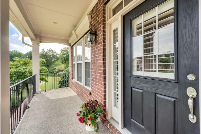 8825 Caswick Ct, Nolensville, TN 37135 - view of covered porch