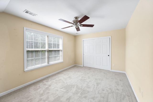 8825 Caswick Ct, Nolensville, TN 37135 - unfurnished bedroom featuring carpet floors, a closet, baseboards, a ceiling fan, and vaulted ceiling