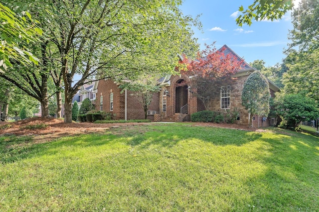 2245 Alexander Blvd, Murfreesboro, TN 37130 - view of front of home with a front lawn and stone siding