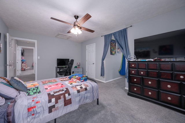 115 Pin Oaks Ln, Hohenwald, TN 38462 - bedroom featuring carpet floors, a ceiling fan, and baseboards