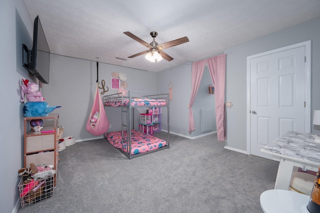 115 Pin Oaks Ln, Hohenwald, TN 38462 - carpeted bedroom featuring a ceiling fan and baseboards