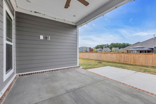 4015 Brazelton Way, Fairview, TN 37062 - view of patio / terrace featuring ceiling fan