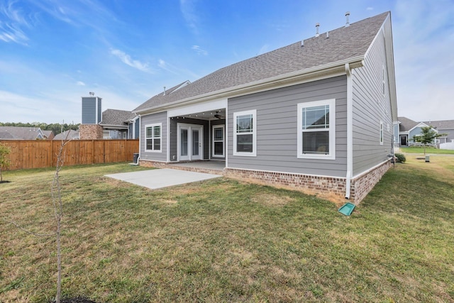 4015 Brazelton Way, Fairview, TN 37062 - rear view of house featuring a patio and ceiling fan