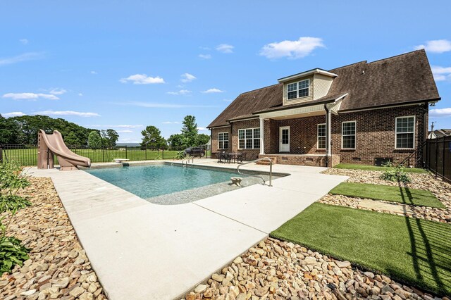 167 Lancaster St, Hillsboro, TN 37342 - view of pool featuring a patio area and a water slide
