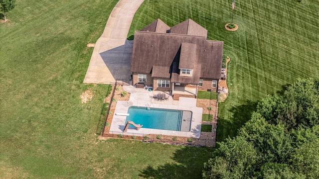 167 Lancaster St, Hillsboro, TN 37342 - view from above of property with a pool area