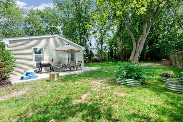 349 Dawn Dr, Cedar Hill, TN 37032 - view of yard with a patio