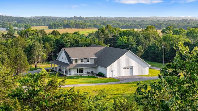 2825 Oregon Rd, Milton, TN 37118 - aerial view of property and surrounding area with a forest