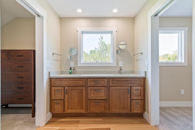 2825 Oregon Rd, Milton, TN 37118 - bathroom with double vanity and baseboards