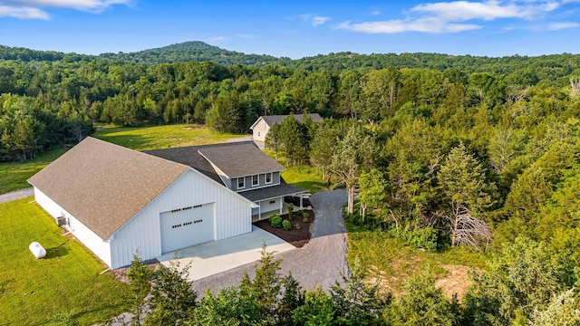 2825 Oregon Rd, Milton, TN 37118 - view from above of property with a heavily wooded area