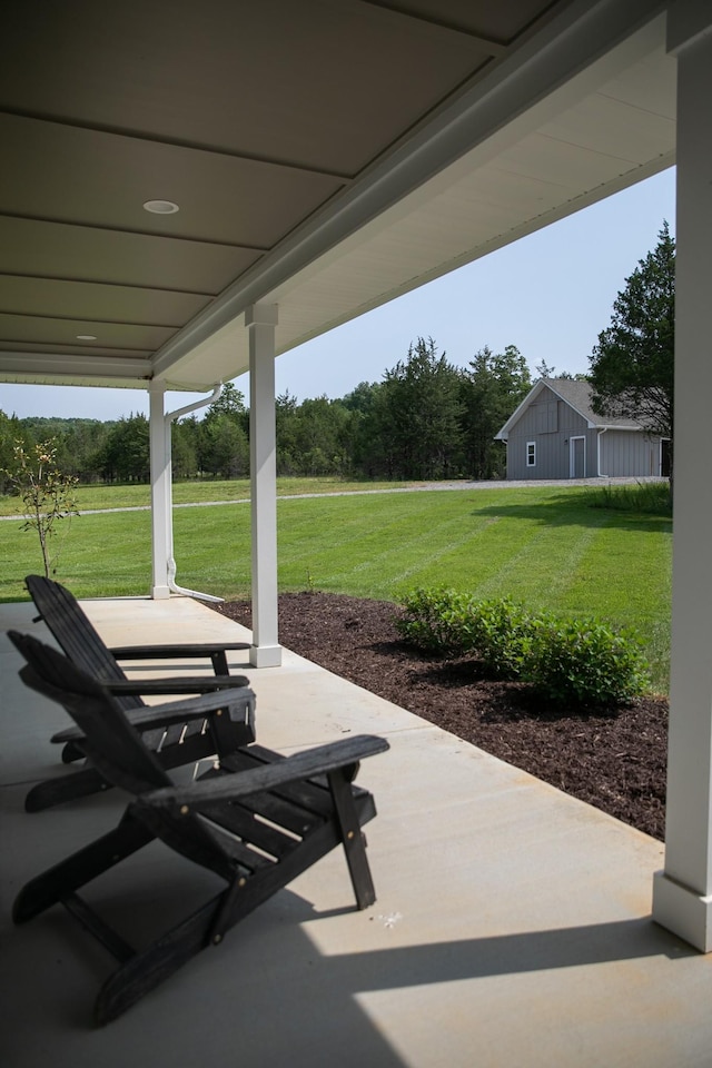 2825 Oregon Rd, Milton, TN 37118 - porch with a lawn