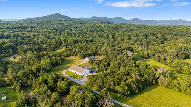 2825 Oregon Rd, Milton, TN 37118 - aerial view of a heavily wooded area and a mountainous background