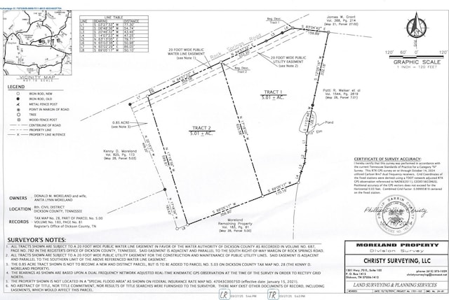 1502 Rock Springs Rd, Cumberland Furnace, TN 37051 - survey map / technical document