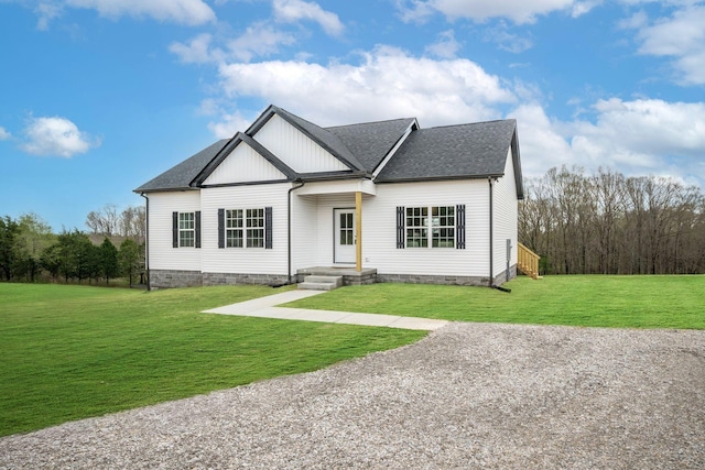 1502 Rock Springs Rd, Cumberland Furnace, TN 37051 - view of front of house featuring a front lawn and roof with shingles