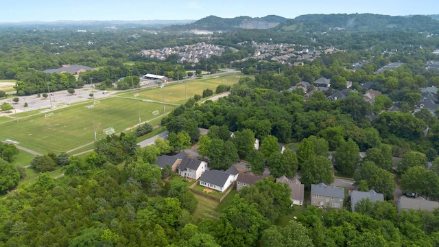 3164 Winberry Dr, Franklin, TN 37064 - aerial view of property and surrounding area with mountains