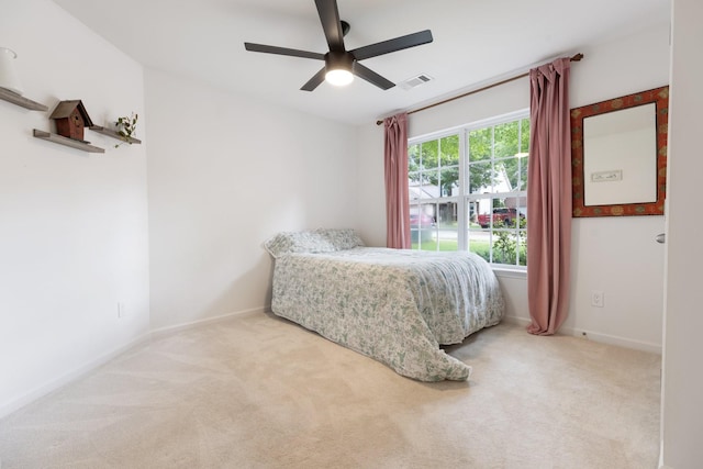 3164 Winberry Dr, Franklin, TN 37064 - bedroom with carpet floors, baseboards, and a ceiling fan