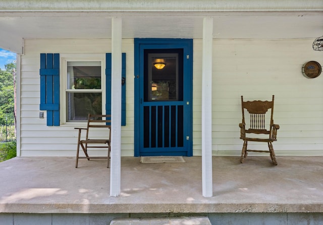 379 Gunson Ridge Rd, Cumberland City, TN 37050 - doorway to property with covered porch
