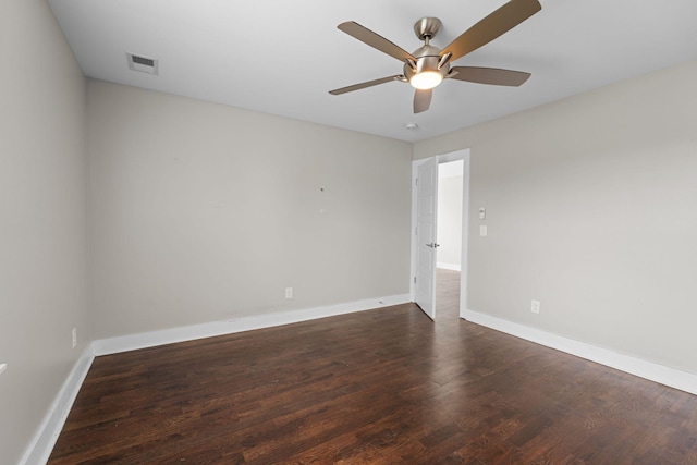 1512 Dr D B Todd Jr Blvd, Nashville, TN 37208 - empty room with wood finished floors, baseboards, and a ceiling fan