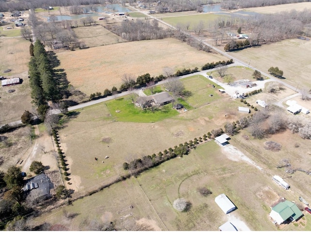 98 Breeden Rd, New Johnsonville, TN 37134 - aerial view of property's location with rural landscape