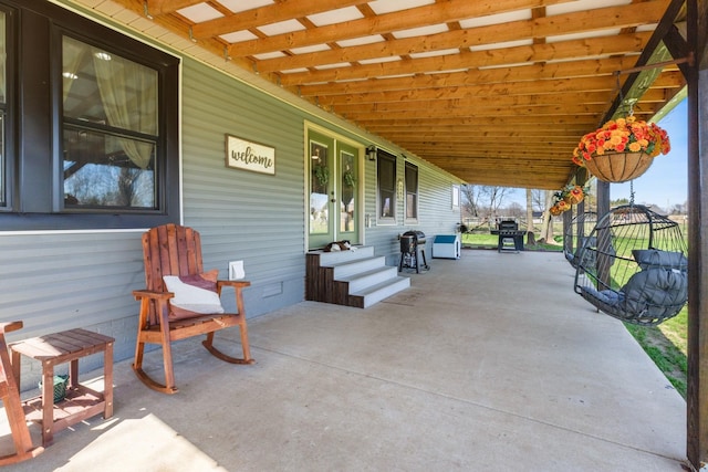 98 Breeden Rd, New Johnsonville, TN 37134 - view of patio / terrace featuring entry steps