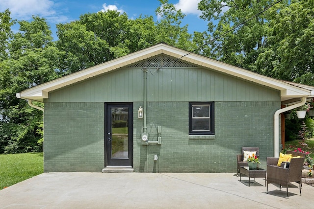 170 Old Carters Creek Pike, Franklin, TN 37064 - back of property featuring a patio and brick siding