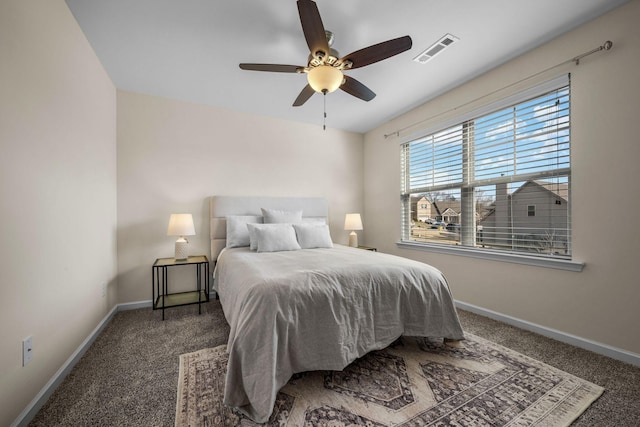 7504 Beechnut Way, Fairview, TN 37062 - bedroom featuring carpet flooring, baseboards, and a ceiling fan