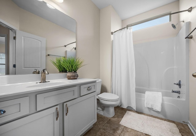 7504 Beechnut Way, Fairview, TN 37062 - bathroom featuring vanity, shower / tub combo with curtain, and toilet