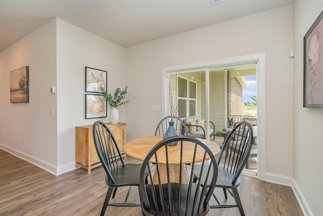 1073 Wrights Mill Rd Unit H-7, Spring Hill, TN 37174 - dining area featuring wood finished floors and baseboards